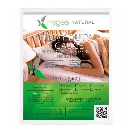 Bed Bug 911 Corp. Bed Bug 911 6 Gauge Vinyl Allergen Proof Mattress/Box Spring Cover - Twin Size VIN-1001 VIN-1001